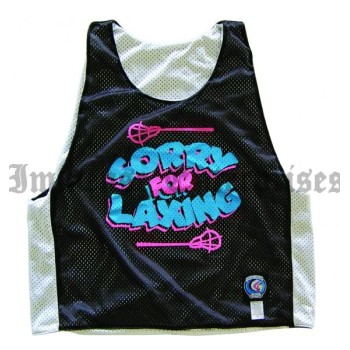 Sorry For Laxing Lacrosse Pinnie Reversible